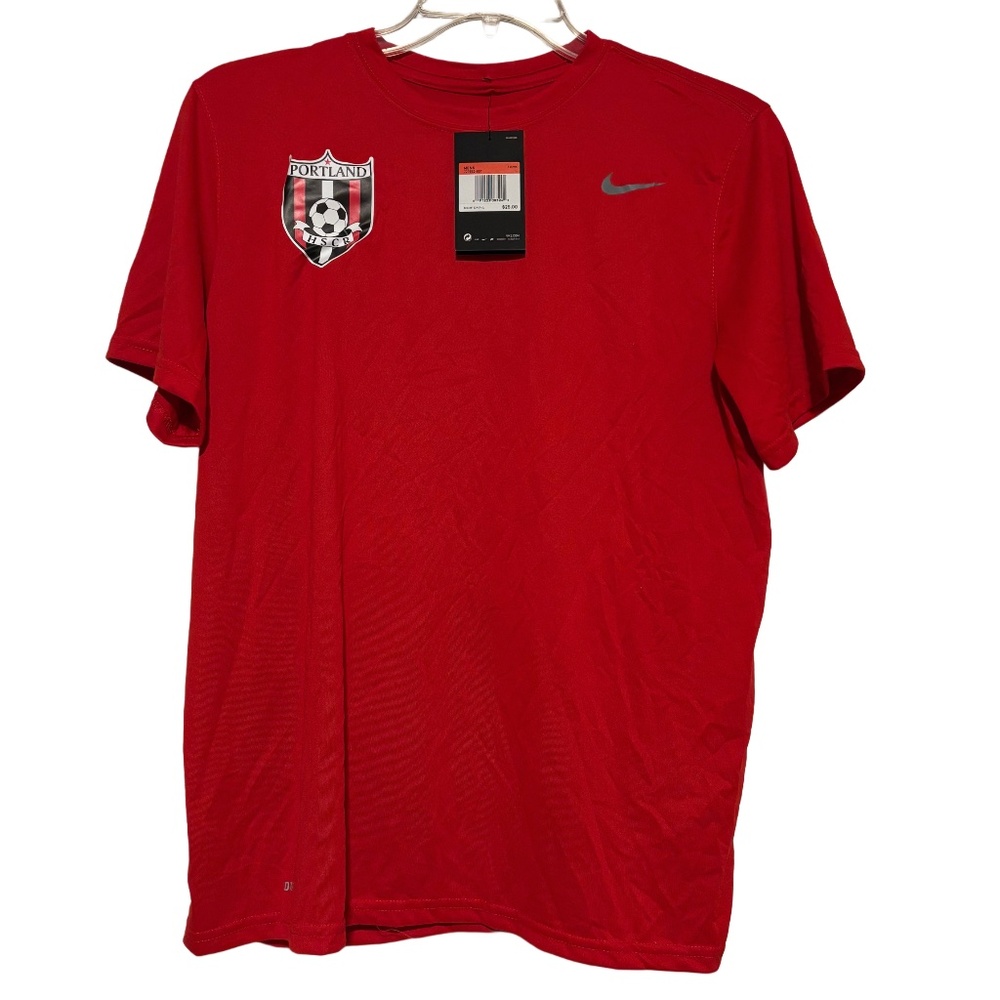 Men’s The Nike Tee DriFit Portland HSCR Tee in Red Sz LG NWT